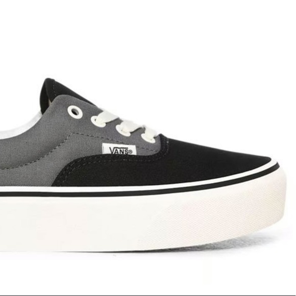 VANS  ERA PLATFORM 2 TONE BLACK/PEWTER SHOES WOMEN - Picture 16 of 16